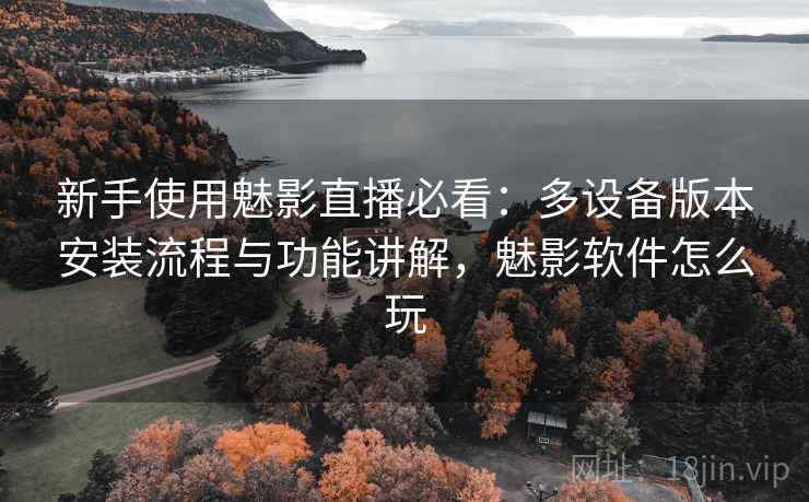 新手使用魅影直播必看：多设备版本安装流程与功能讲解，魅影软件怎么玩