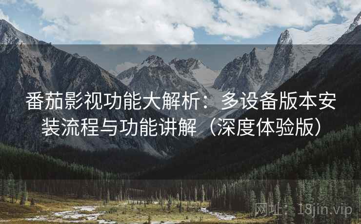 番茄影视功能大解析：多设备版本安装流程与功能讲解（深度体验版）