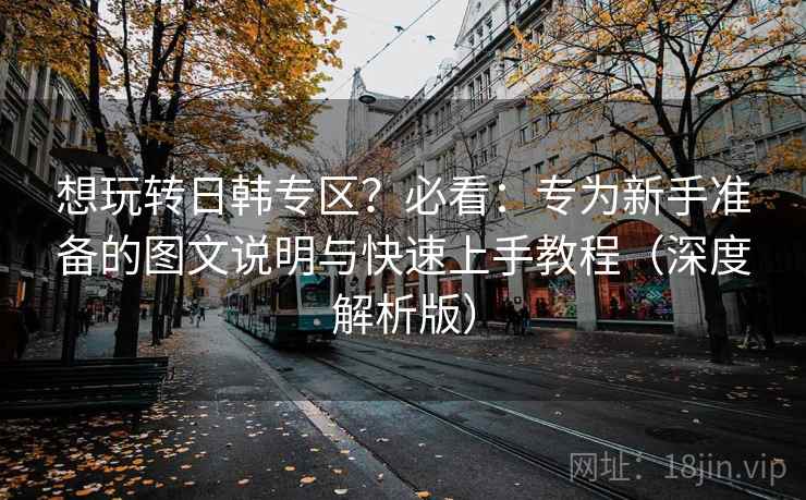 想玩转日韩专区?必看:专为新手准备的图文说明与快速上手教程(深度解析版)