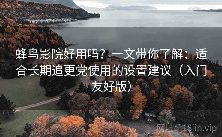 蜂鸟影院好用吗？一文带你了解：适合长期追更党使用的设置建议（入门友好版）
