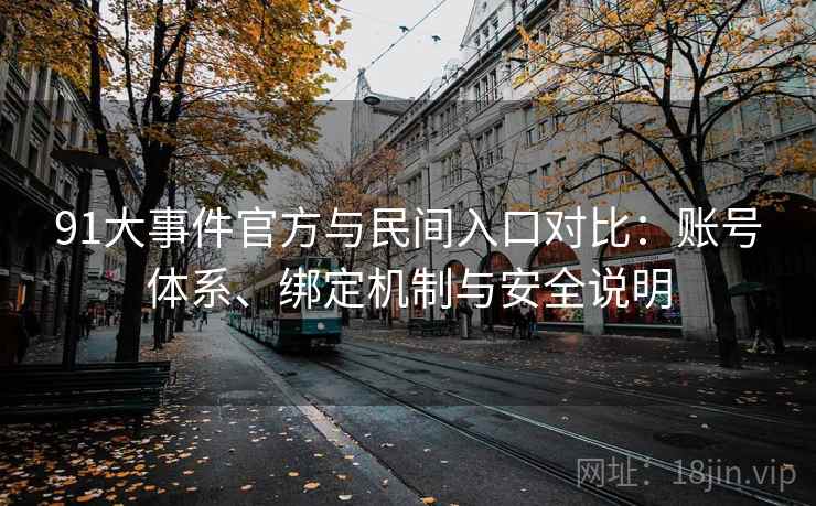 91大事件官方与民间入口对比:账号体系、绑定机制与安全说明