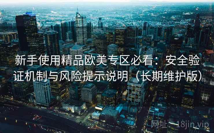 新手使用精品欧美专区必看:安全验证机制与风险提示说明(长期维护版)