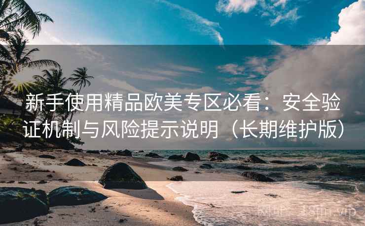 新手使用精品欧美专区必看:安全验证机制与风险提示说明(长期维护版)