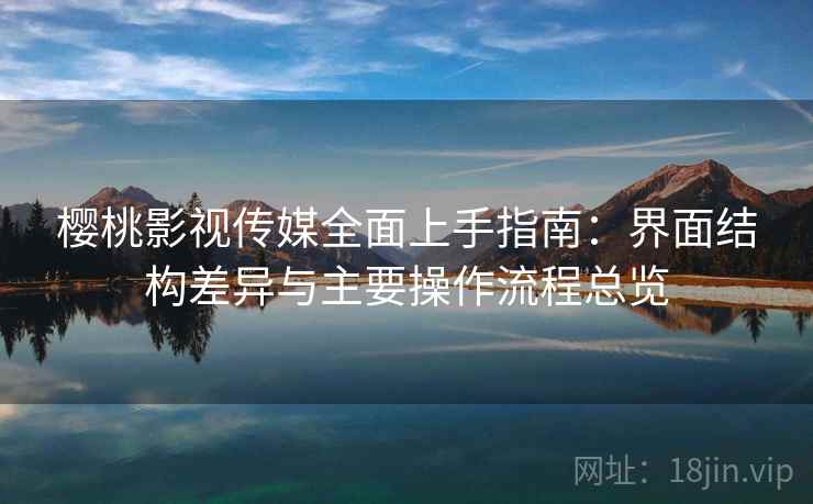 樱桃影视传媒全面上手指南:界面结构差异与主要操作流程总览