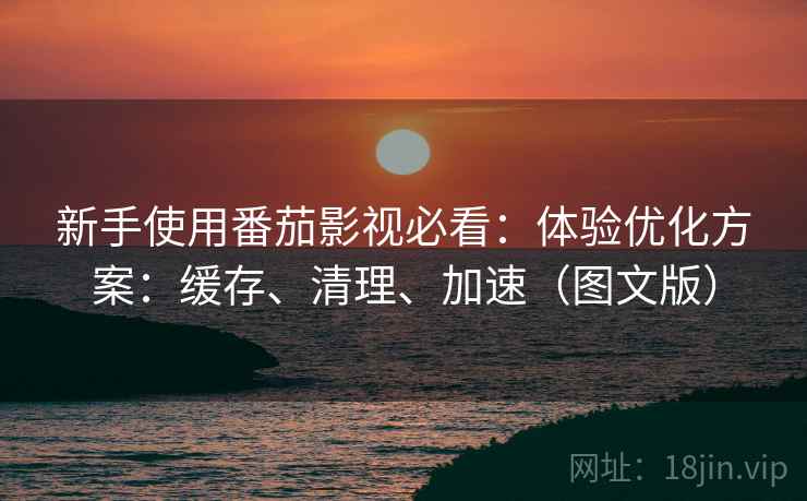 新手使用番茄影视必看:体验优化方案:缓存、清理、加速(图文版) 第1张 新手使用番茄影视必看:体验优化方案:缓存、清理、加速(图文版) 第1张