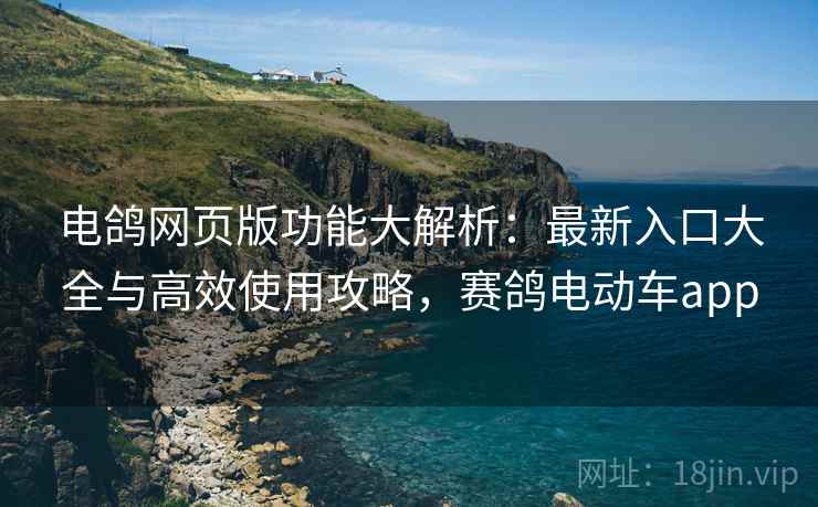 电鸽网页版功能大解析：最新入口大全与高效使用攻略，赛鸽电动车app  第2张