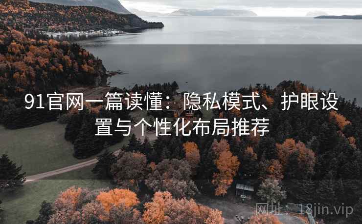 91官网一篇读懂:隐私模式、护眼设置与个性化布局推荐