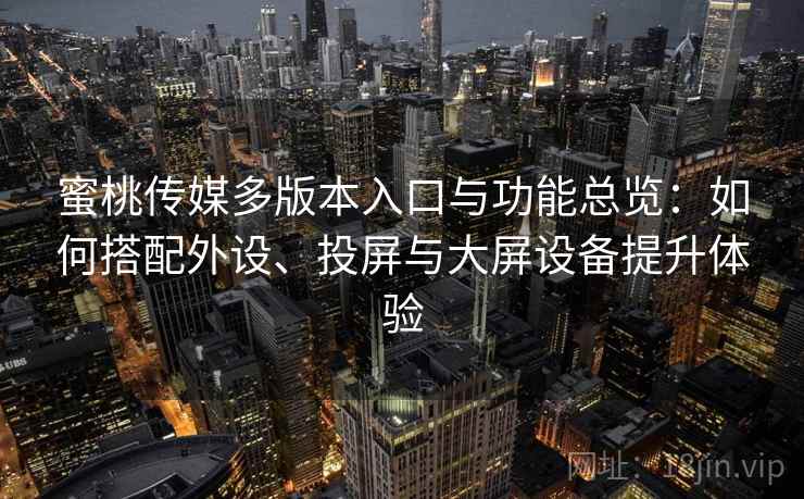 蜜桃传媒多版本入口与功能总览：如何搭配外设、投屏与大屏设备提升体验  第2张