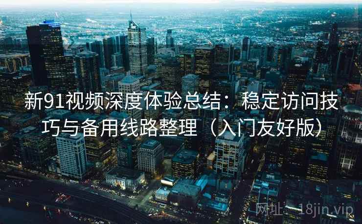 新91视频深度体验总结：稳定访问技巧与备用线路整理（入门友好版）  第2张