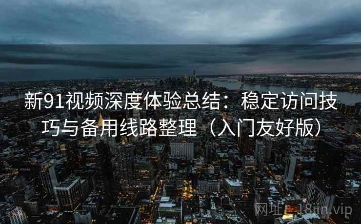 新91视频深度体验总结：稳定访问技巧与备用线路整理（入门友好版）